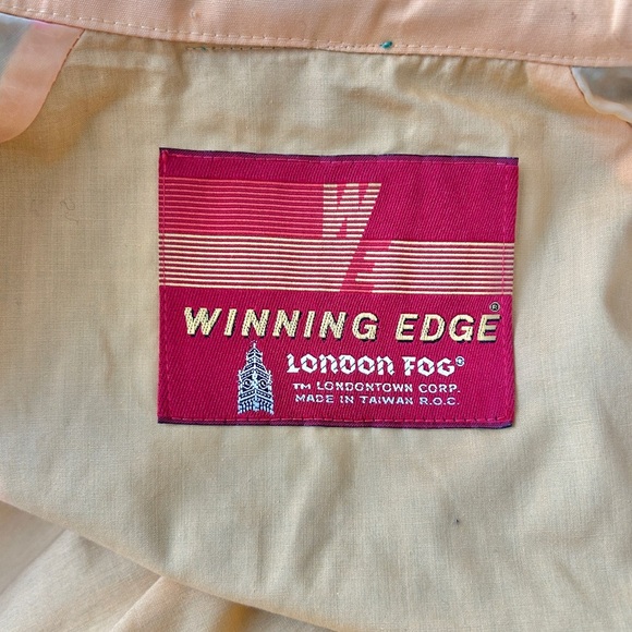 Vintage 80’s/ 90’s London Fog Light Weight Kelly Green Jacket Adjustable Waist - Picture 8 of 8